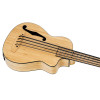 Ortega RUNAB-UB Bamboo Series Short Scale Uke Bass 4 String - Solid Bamboo + Bag