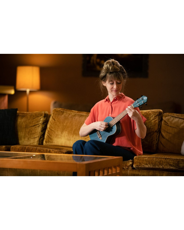 Ortega RUOCEAN Earth Series Concert Ukulele 4 String - Ocean Blue