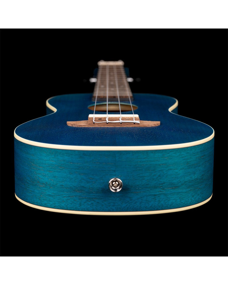 Ortega RUOCEAN Earth Series Concert Ukulele 4 String - Ocean Blue