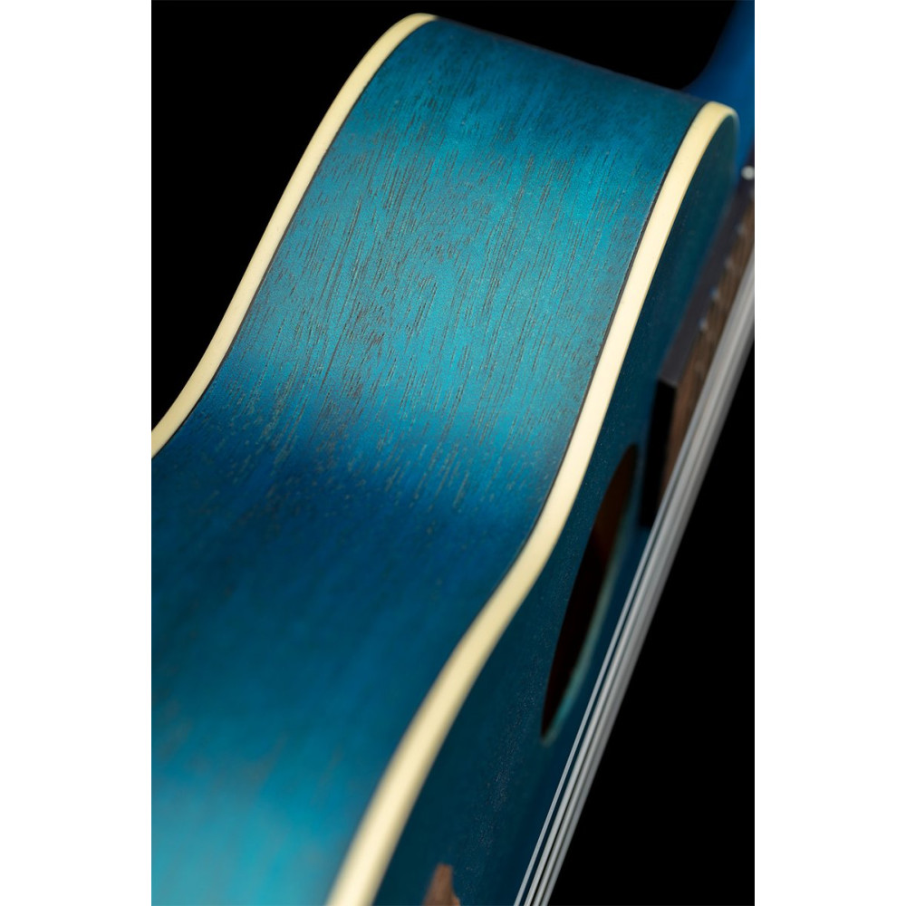 Ortega RUOCEAN Earth Series Concert Ukulele 4 String - Ocean Blue