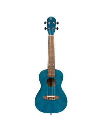 Ortega RUOCEAN Earth Series Concert Ukulele 4 String - Ocean Blue