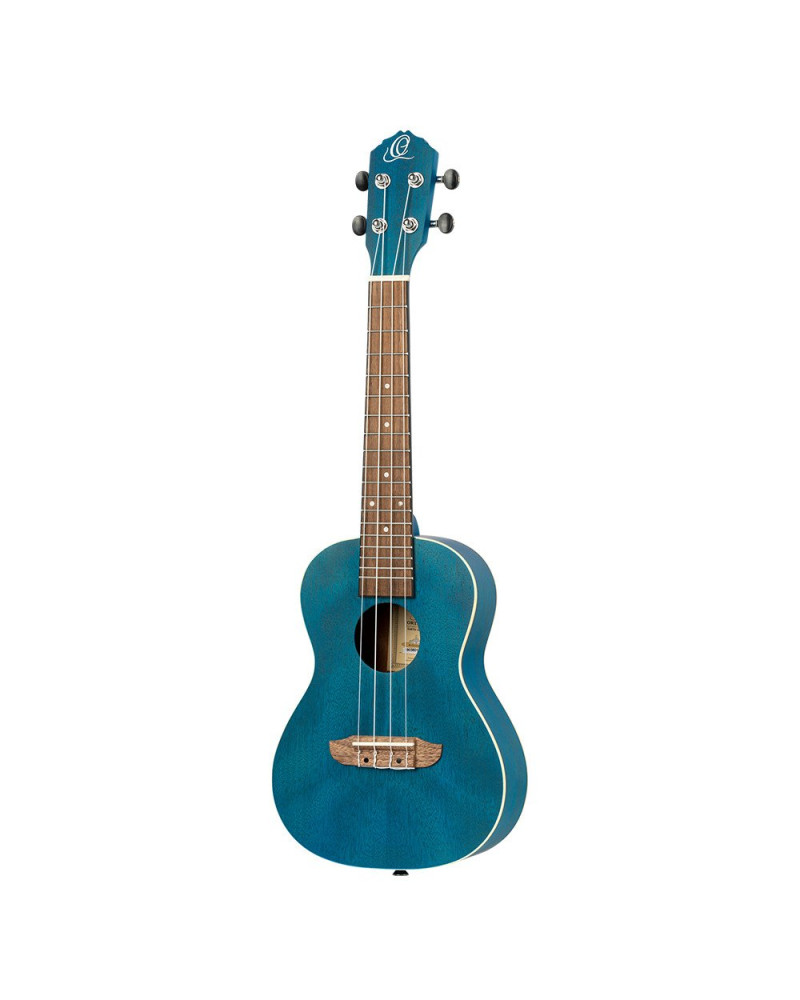 Ortega RUOCEAN Earth Series Concert Ukulele 4 String - Ocean Blue