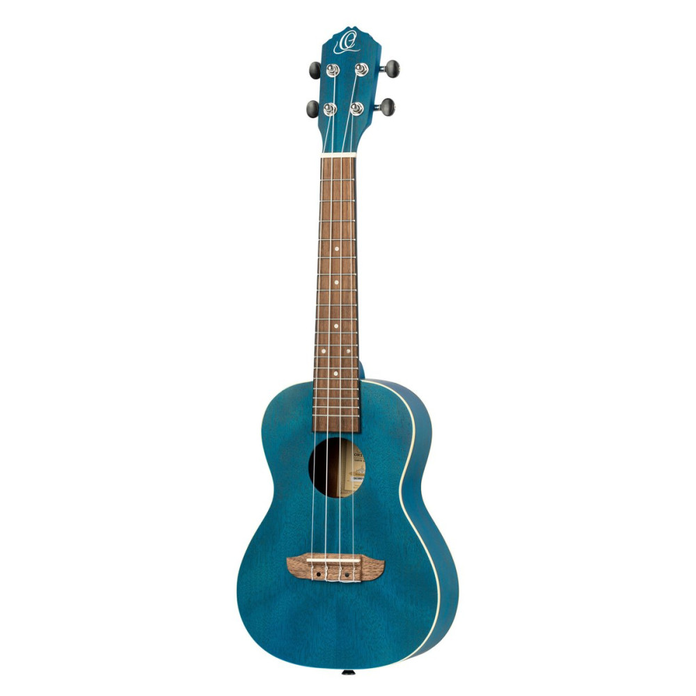 Ortega RUOCEAN Earth Series Concert Ukulele 4 String - Ocean Blue