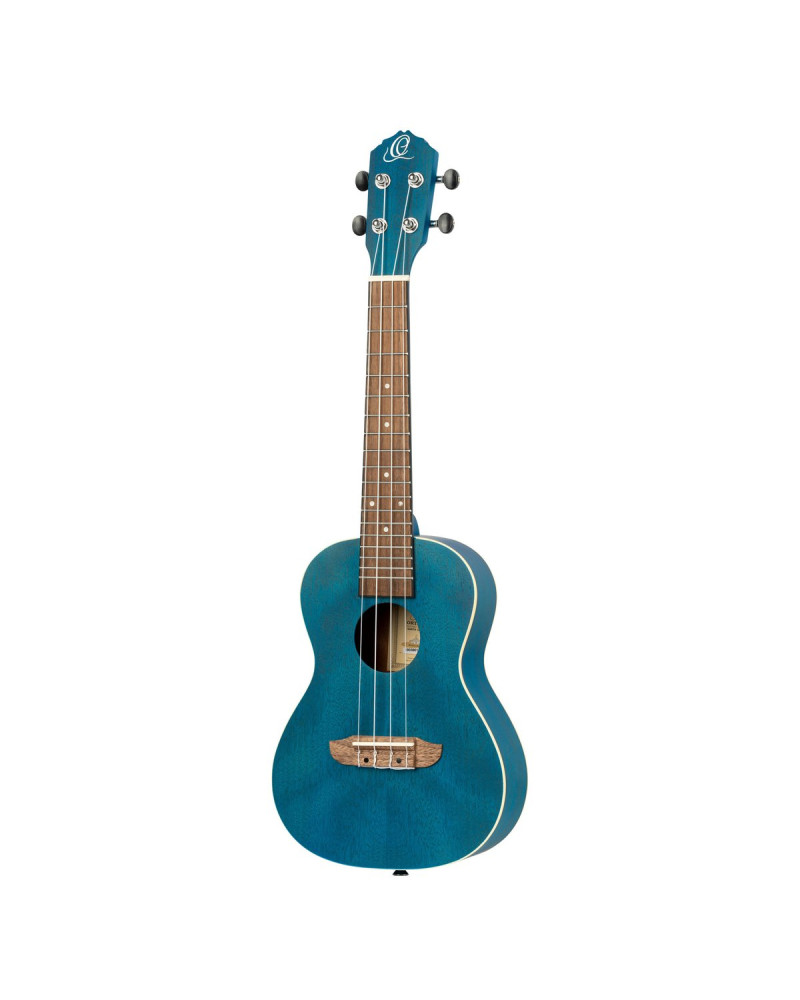 Ortega RUOCEAN Earth Series Concert Ukulele 4 String - Ocean Blue