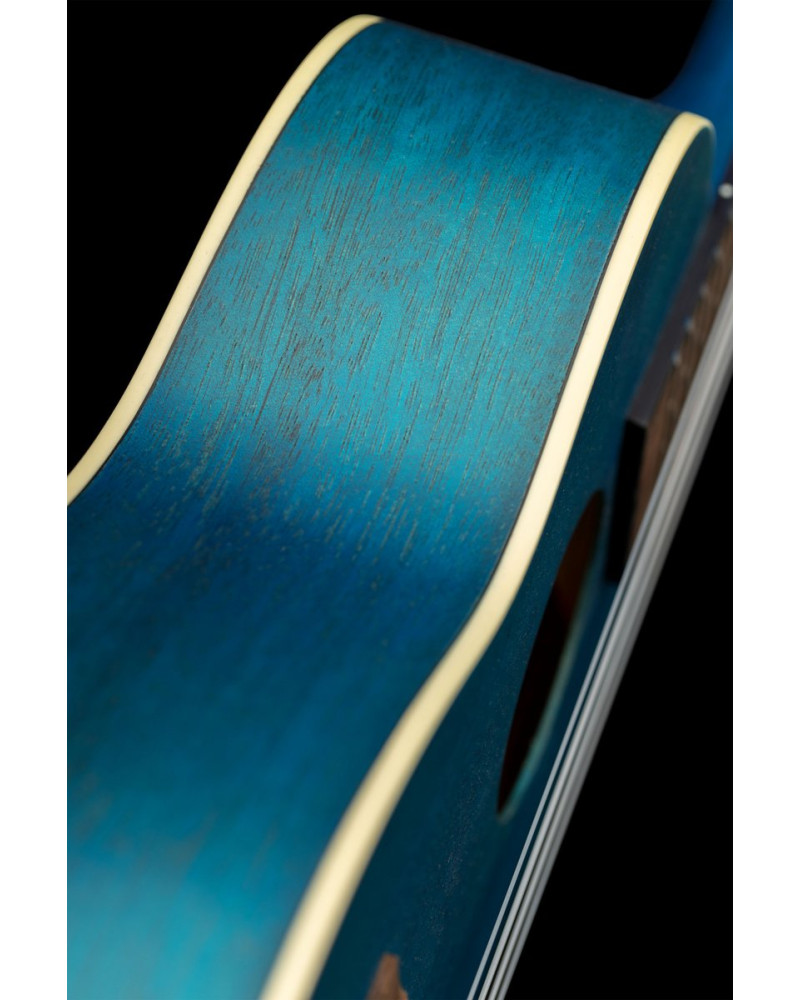 Ortega RUOCEAN Earth Series Concert Ukulele 4 String - Ocean Blue