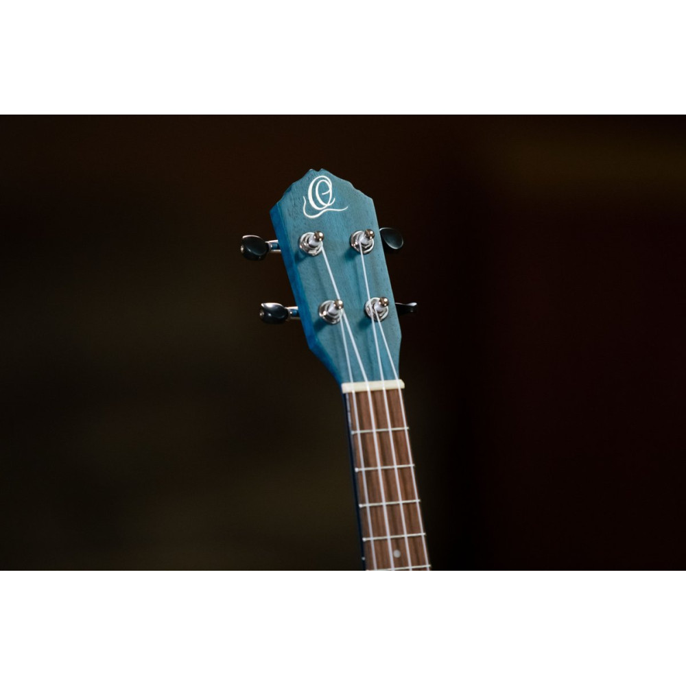 Ortega RUOCEAN Earth Series Concert Ukulele 4 String - Ocean Blue