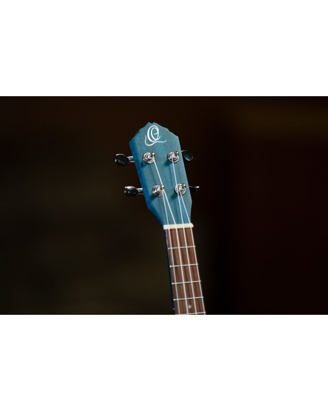 Ortega RUOCEAN Earth Series Concert Ukulele 4 String - Ocean Blue