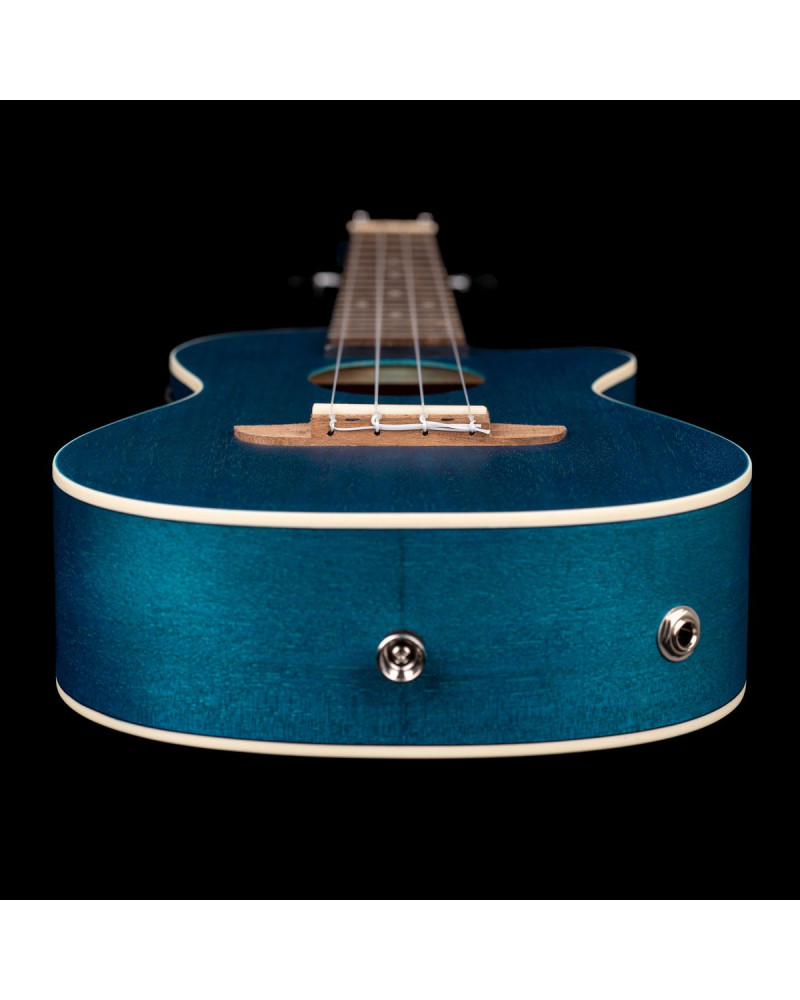 Ortega RUOCEAN-CE Earth Series Concert Preamp Ukulele 4 String - Ocean Blue