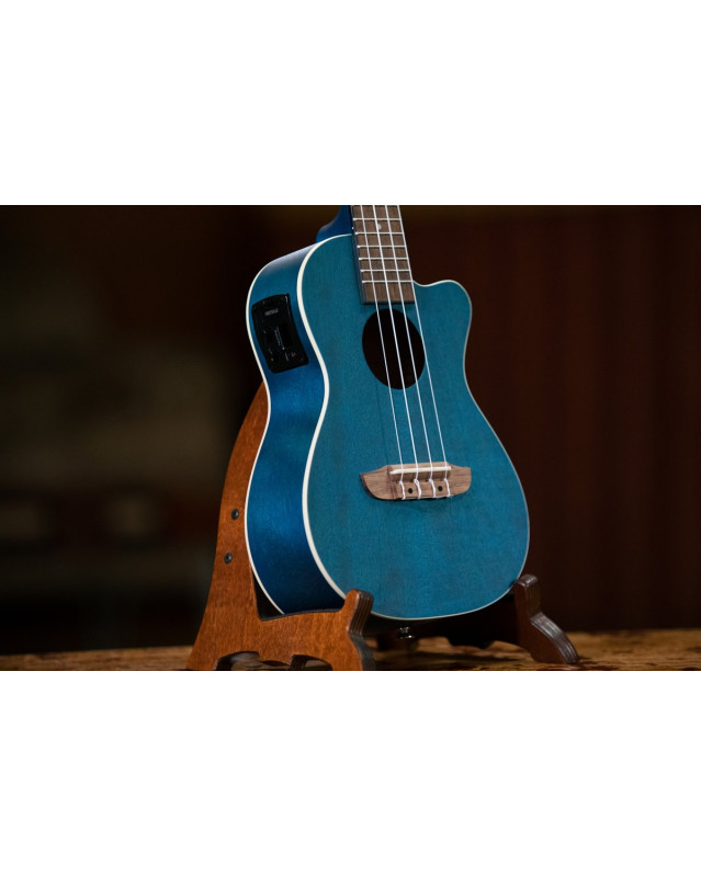 Ortega RUOCEAN-CE Earth Series Concert Preamp Ukulele 4 String - Ocean Blue
