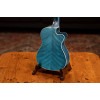 Ortega RUOCEAN-CE-L Earth Series Concert Preamp Ukulele 4 String Lefty - Ocean Blue