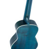Ortega RUOCEAN-L Earth Series Concert Ukulele 4 String Lefty - Ocean Blue