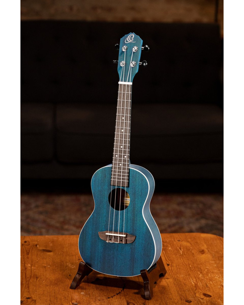 Ortega RUOCEAN-L Earth Series Concert Ukulele 4 String Lefty - Ocean Blue