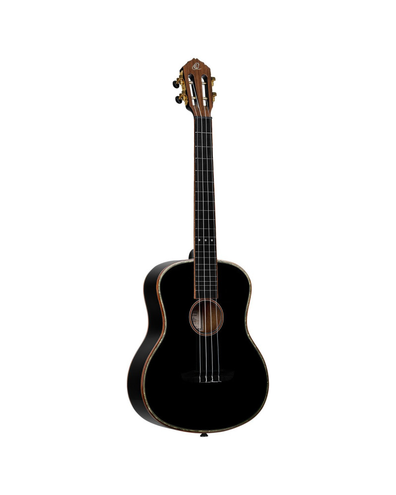 Ortega RUOX-BA Onyx Series Baritone Ukulele 4-String + Pro Gig Bag