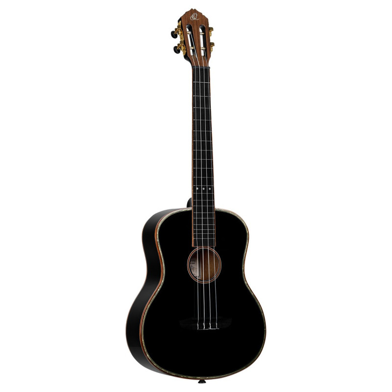 Ortega RUOX-BA Onyx Series Baritone Ukulele 4-String + Pro Gig Bag