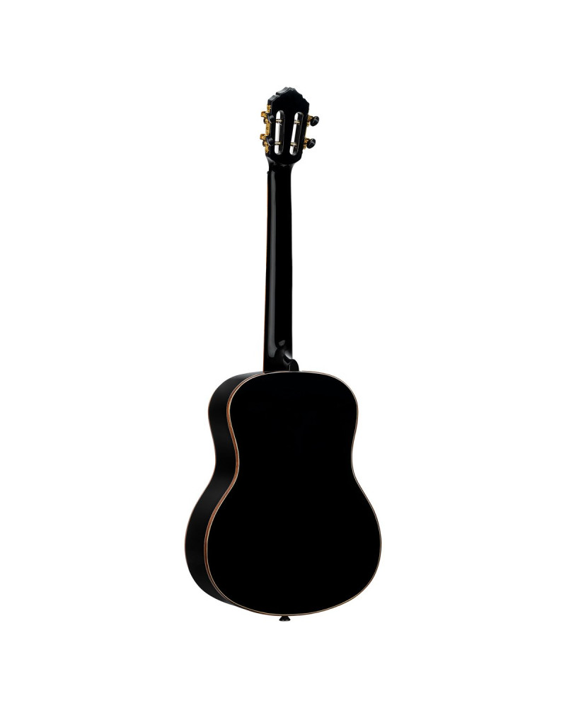 Ortega RUOX-BA Onyx Series Baritone Ukulele 4-String + Pro Gig Bag