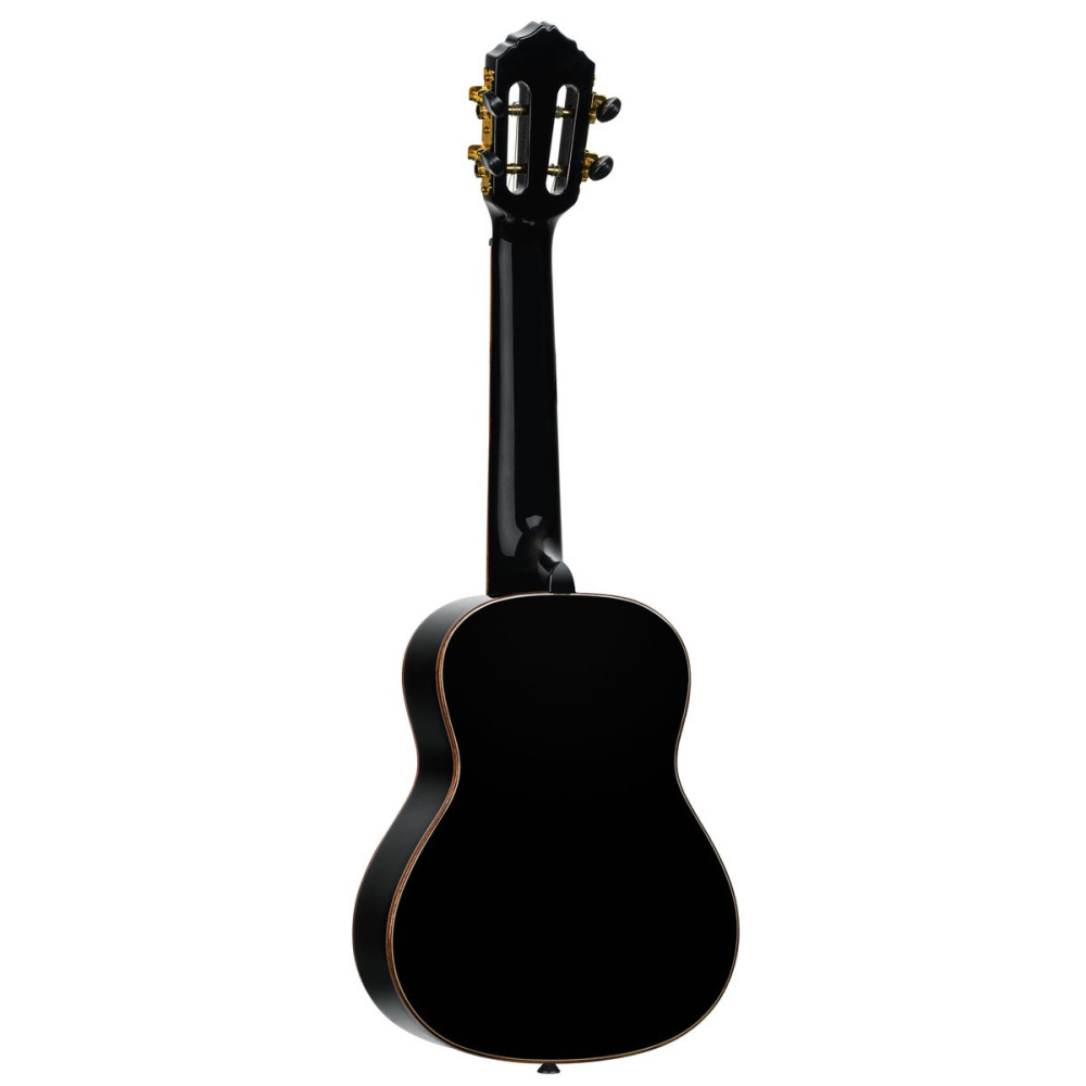 Ortega RUOX-CC Onyx Series Concert Ukulele 4 String - Spruce / Mahogany Black + Bag