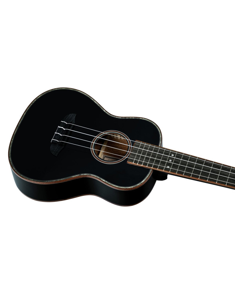 Ortega RUOX-CC Onyx Series Concert Ukulele 4 String - Spruce / Mahogany Black + Bag