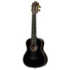 Ortega RUOX-CC Onyx Series Concert Ukulele 4 String - Spruce / Mahogany Black + Bag