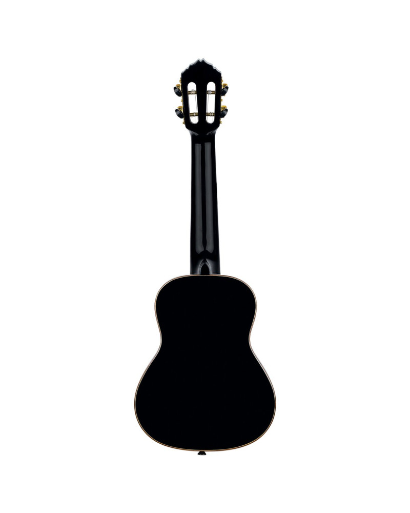 Ortega RUOX-CC Onyx Series Concert Ukulele 4 String - Spruce / Mahogany Black + Bag