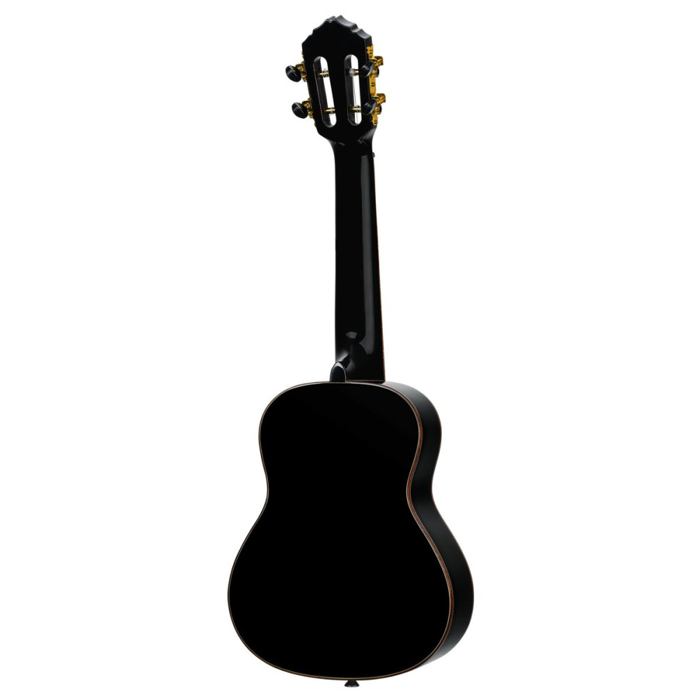 Ortega RUOX-CC Onyx Series Concert Ukulele 4 String - Spruce / Mahogany Black + Bag