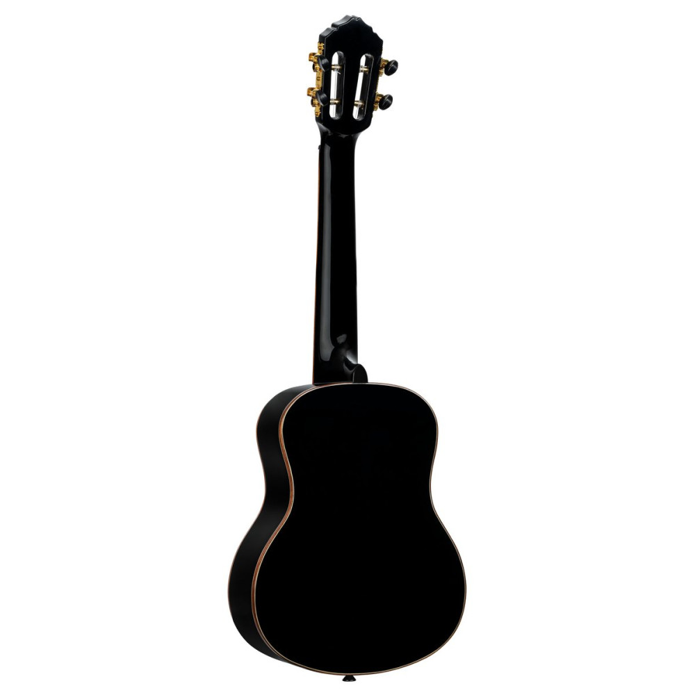 Ortega RUOX-TE Onyx Series Tenor Ukulele 4 String - Spruce / Mahogany Black + Bag
