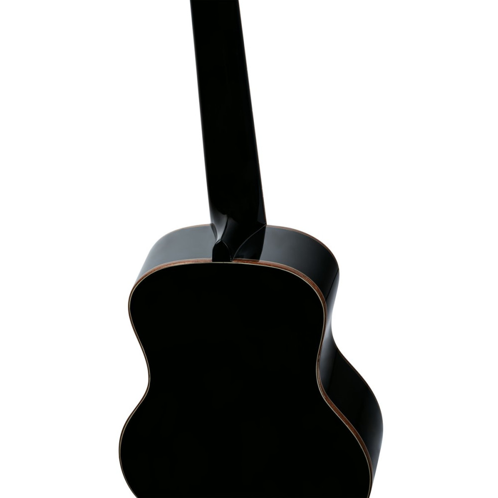 Ortega RUOX-TE Onyx Series Tenor Ukulele 4 String - Spruce / Mahogany Black + Bag