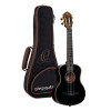Ortega RUOX-TE Onyx Series Tenor Ukulele 4 String - Spruce / Mahogany Black + Bag