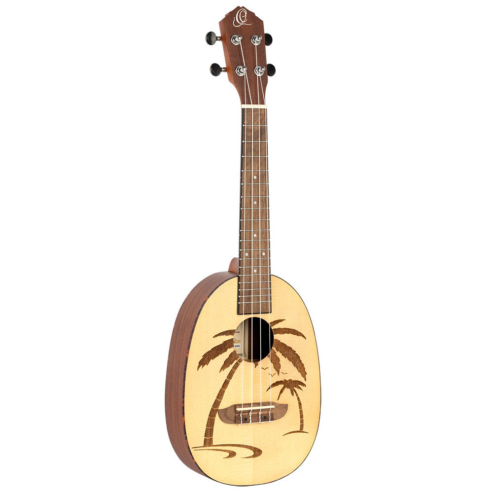 Ortega RUPA5 Bonfire Series Concert Ukulele 4 String - Spruce/Sapele Natural