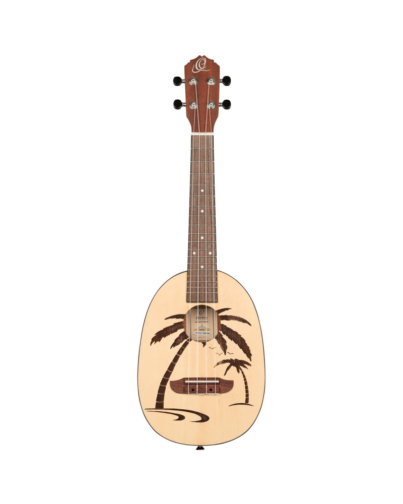 Ortega RUPA5 Bonfire Series Concert Ukulele 4 String - Spruce/Sapele Natural