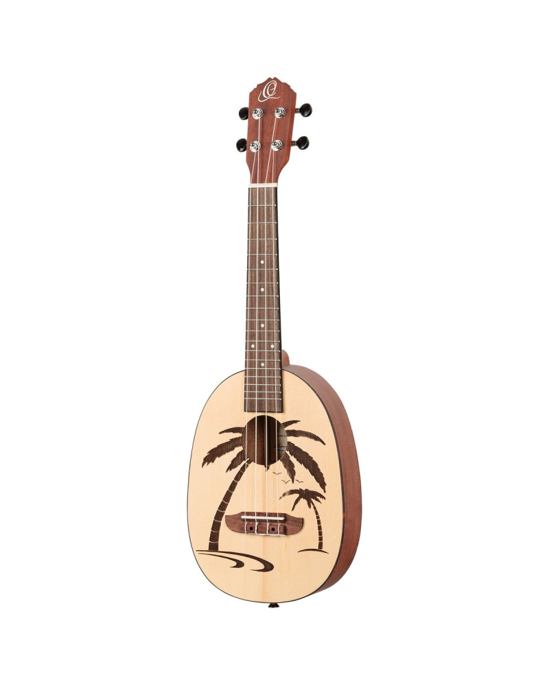 Ortega RUPA5 Bonfire Series Concert Ukulele 4 String - Spruce/Sapele Natural