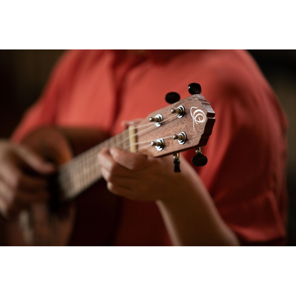 Ortega RUPA5MM Bonfire Series Concert Ukulele 4 String - Sapele Natural