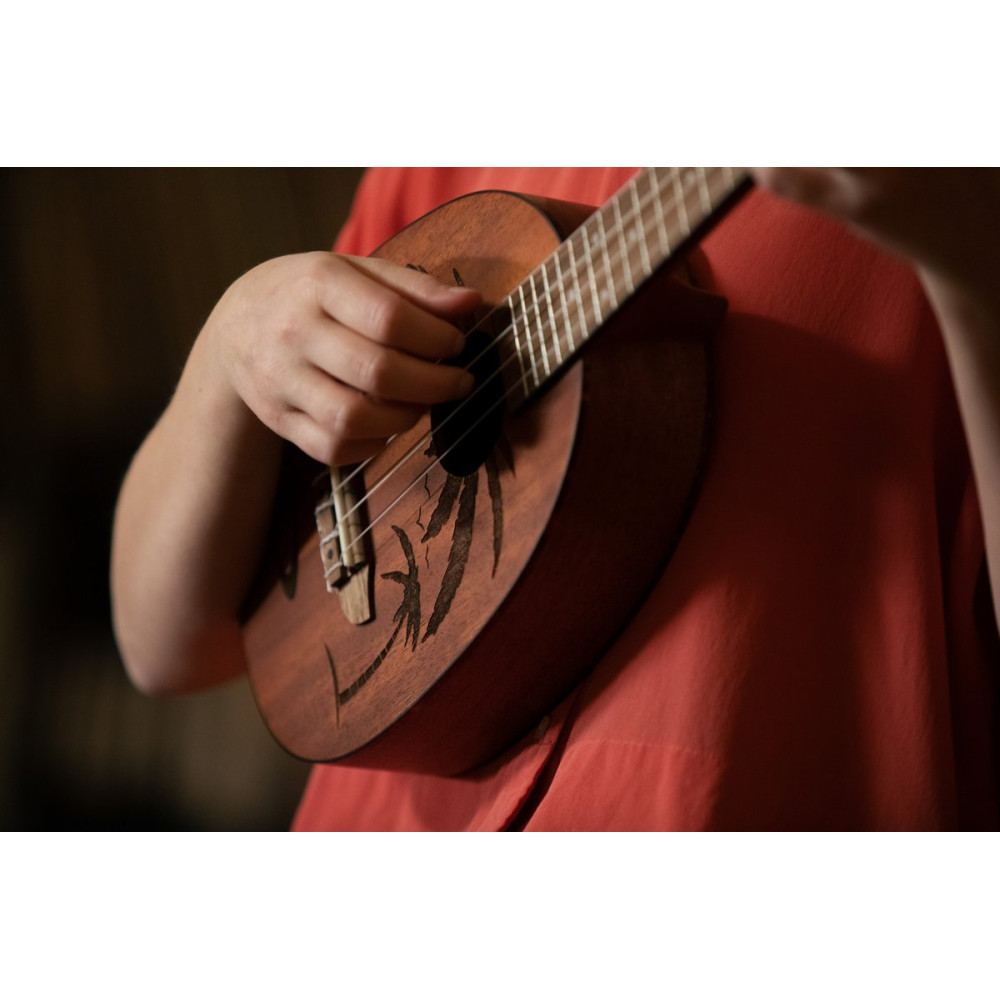 Ortega RUPA5MM Bonfire Series Concert Ukulele 4 String - Sapele Natural