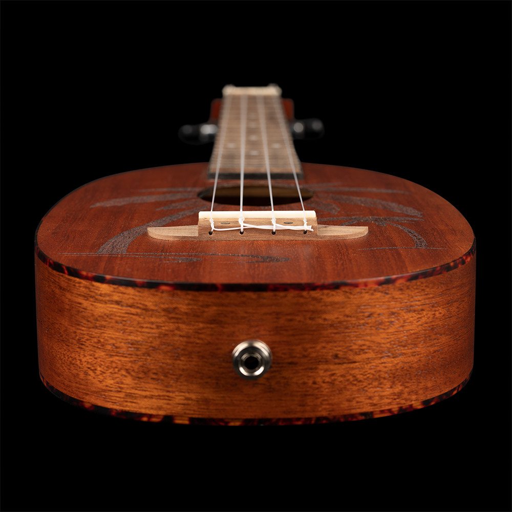 Ortega RUPA5MM Bonfire Series Concert Ukulele 4 String - Sapele Natural