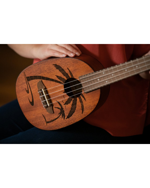 Ortega RUPA5MM Bonfire Series Concert Ukulele 4 String - Sapele Natural