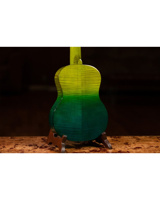 Ortega RUPR-IVY Prism Series Tenor Ukulele 4 String - Flamed Maple Ivy Fade + Bag
