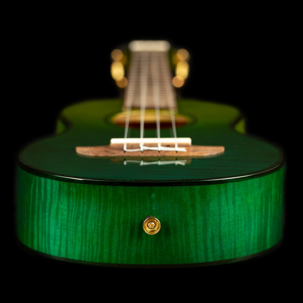 Ortega RUPR-IVY Prism Series Tenor Ukulele 4 String - Flamed Maple Ivy Fade + Bag