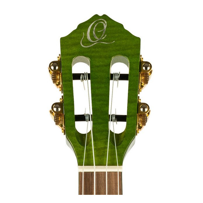 Ortega RUPR-IVY Prism Series Tenor Ukulele 4 String - Flamed Maple Ivy Fade + Bag