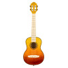 Ortega RUPR-TQB Prism Series Tenor Ukulele 4 String - Flamed Maple Tequila Burst Fade + Bag