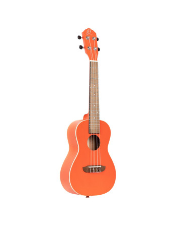Ortega RUPUKI Earth Series Concert Ukulele 4 String - Hokkaido Pumpkin Orange