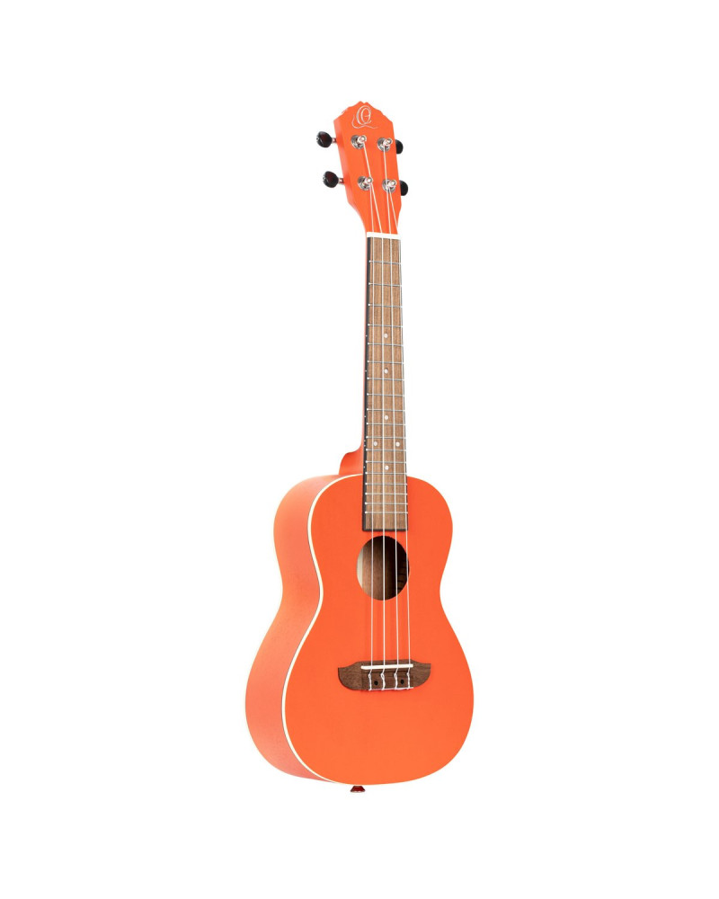 Ortega RUPUKI Earth Series Concert Ukulele 4 String - Hokkaido Pumpkin Orange