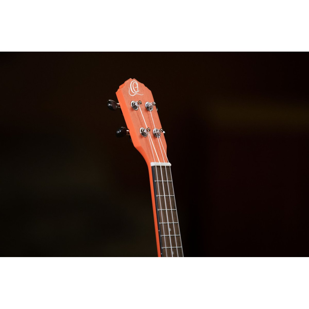 Ortega RUPUKI Earth Series Concert Ukulele 4 String - Hokkaido Pumpkin Orange