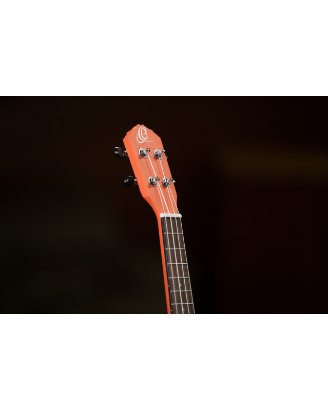 Ortega RUPUKI Earth Series Concert Ukulele 4 String - Hokkaido Pumpkin Orange