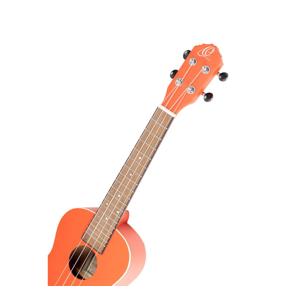 Ortega RUPUKI Earth Series Concert Ukulele 4 String - Hokkaido Pumpkin Orange