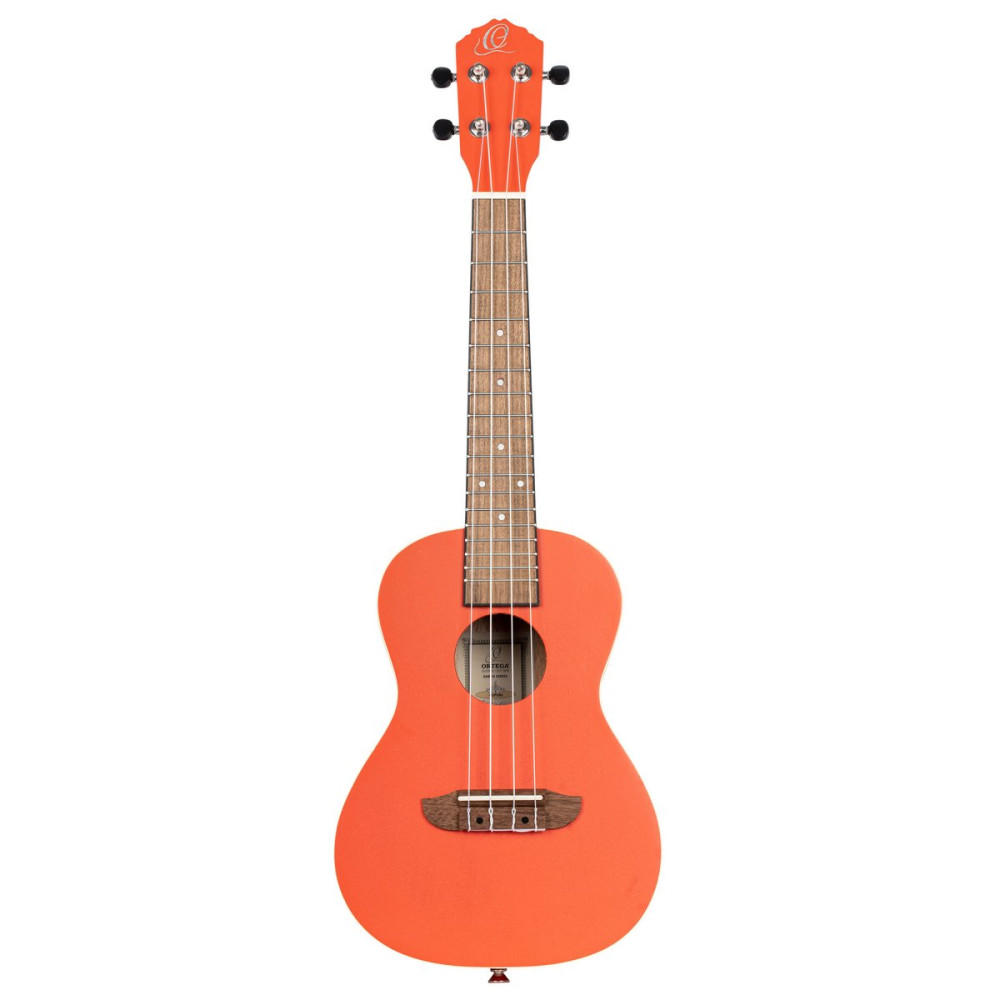 Ortega RUPUKI Earth Series Concert Ukulele 4 String - Hokkaido Pumpkin Orange