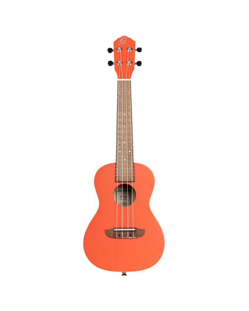 Ortega RUPUKI Earth Series Concert Ukulele 4 String - Hokkaido Pumpkin Orange