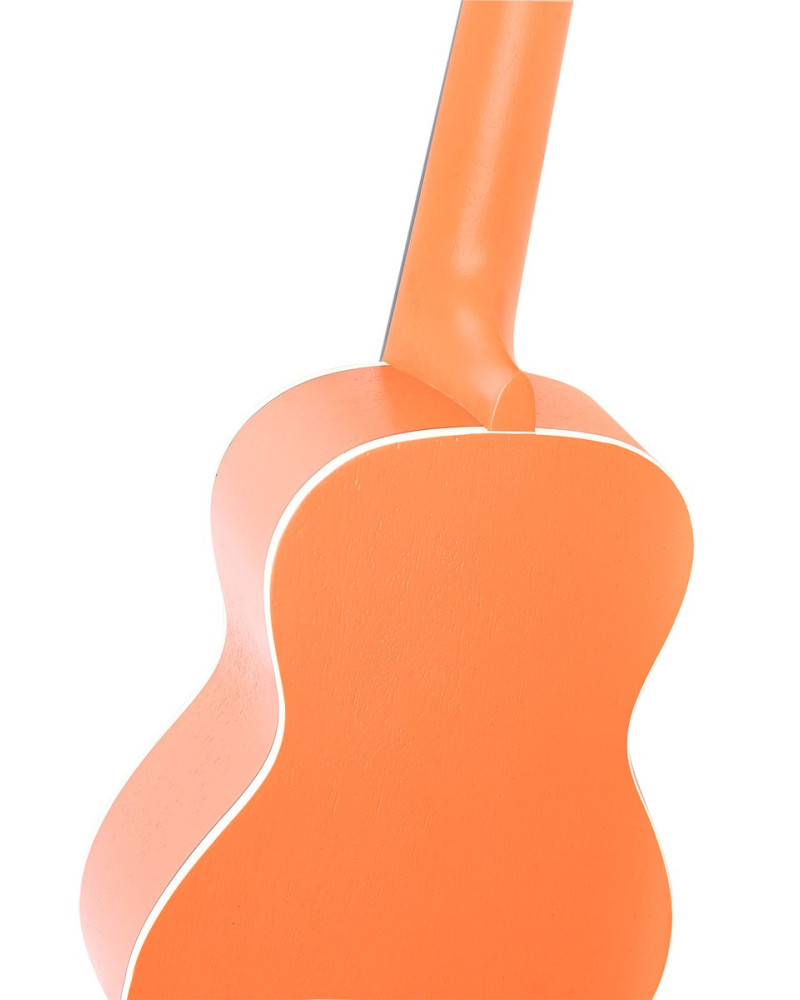 Ortega RUPUKI Earth Series Concert Ukulele 4 String - Hokkaido Pumpkin Orange