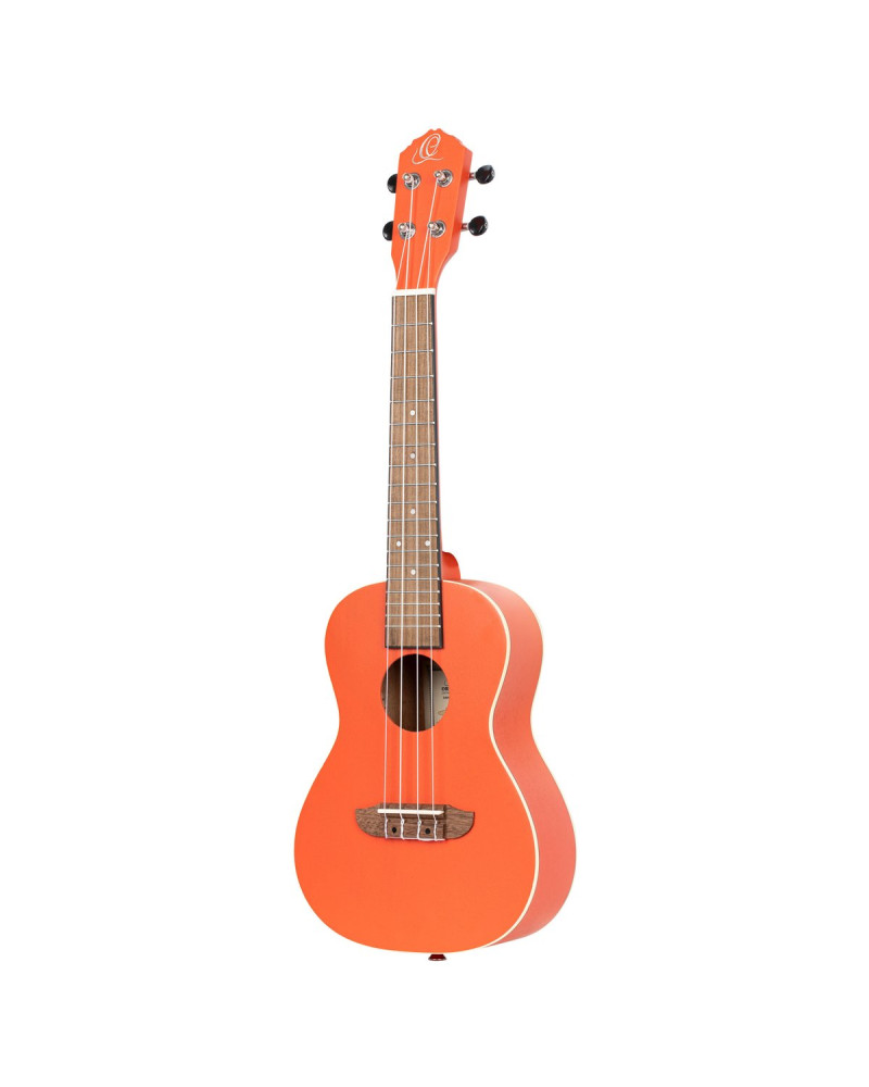 Ortega RUPUKI Earth Series Concert Ukulele 4 String - Hokkaido Pumpkin Orange