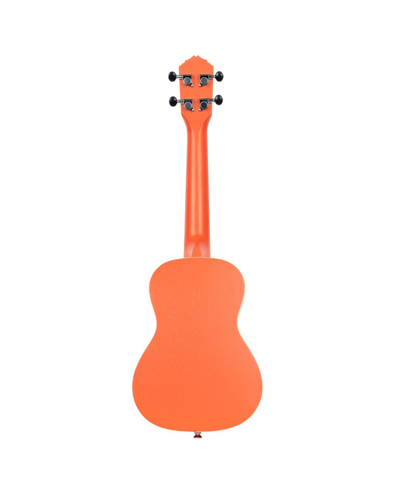 Ortega RUPUKI Earth Series Concert Ukulele 4 String - Hokkaido Pumpkin Orange