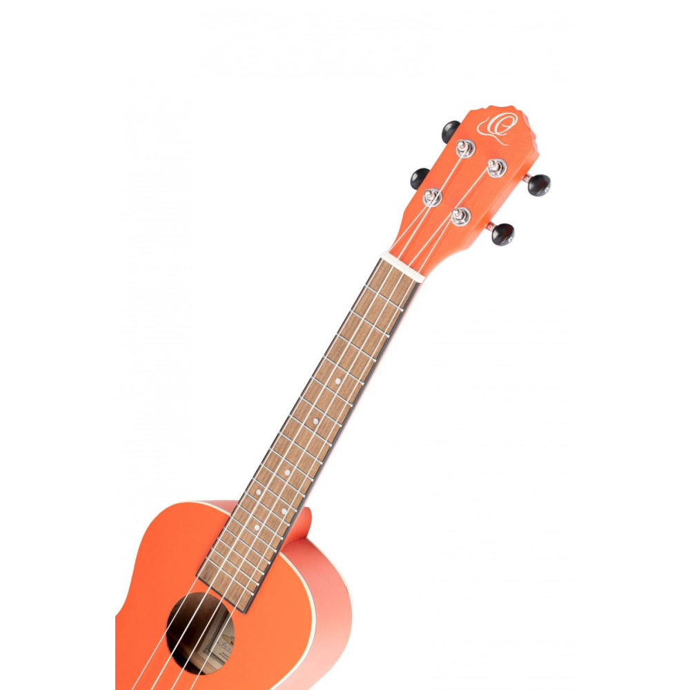 Ortega RUPUKI Earth Series Concert Ukulele 4 String - Hokkaido Pumpkin Orange