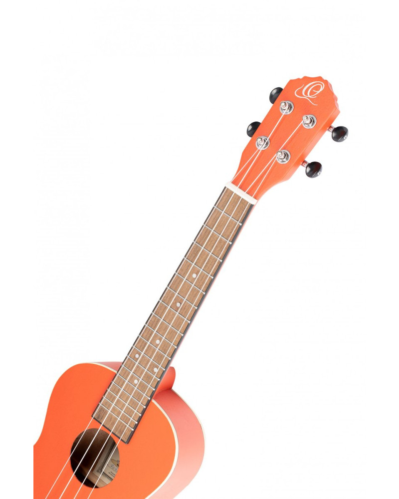 Ortega RUPUKI Earth Series Concert Ukulele 4 String - Hokkaido Pumpkin Orange